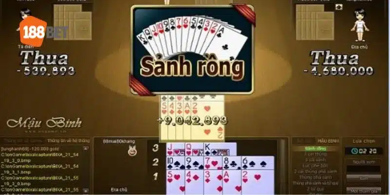 Sảnh rồng xuất hiện trong nhiều bộ môn bài lá tại 188BET.